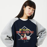 マルチーズパイロットラグランスウェットシャツ / (NO napping)Maltese pilot raglan sweatshirts