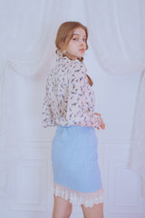 tie neck blouse (6688342081654)