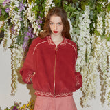 Flower Embroidered Corduroy Jumper (6681243910262)