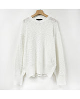 ビビットタイトルニット/vivid titled knit (4 color)