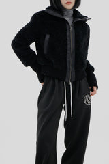 ブックルクロップハイネックジャケット/Bookle Crop High Neck Jacket (2color)