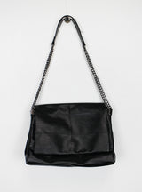 マットチェーンバッグ / matte black chain bag
