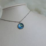 ソーラーシステムプラネットシリーズ - ジアースセミチョーカーネックレス / Solar System Planets Series - The Earth Semi Choker Necklace