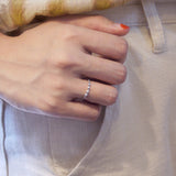 [CCNMADE] 菊 Silver Ring (Orange) (6691079782518)