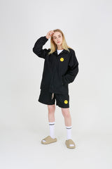 SMILE COACH JACKET (BLACK) (6699088543862)
