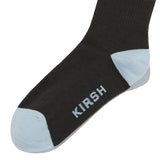 モノチェリーカラーコンビネーションソックス／MONO CHERRY COLOR COMBINATION SOCKS [GRAY CHARCOAL]