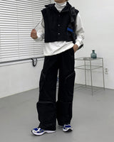 ラグランハイネックオーバーフィットスウェットシャツ/SI Raglan high neck overfit sweatshirt (2 colors)
