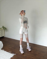レースインナーショーツ/lace inner shorts - ivory