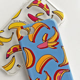 ピンクバナナ iPhoneケース/Pink Banana (iPhone) Glossy Hard Case