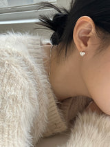 [92.5silver] クランプハートピアス