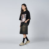ベイビーフェイススクリームボーイ半袖Tシャツ BLACK