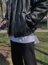 Mr Winter Leather Jacket (2color) (6624032784502)
