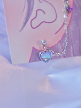 heart chain piercing