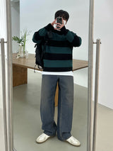 キャンディーデイリーダンガララウンドニット/[BEST]CANDY DAILY DANGARA ROUND KNIT(8COLOR)