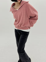 オーバーネックスウェットシャツ/over neck sweatshirt (4color)