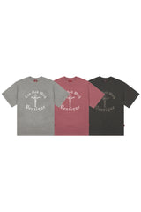 VENTIQUE ピグメントジーザス半袖Tシャツ