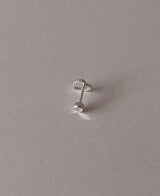 [92.5silver] ドットハートピアス