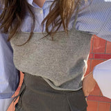 カラーポイントスリーブレス