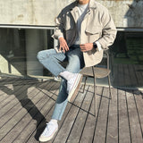 ヒデンバンディングデニムパンツ / [High quality] Hidden banding denim pants