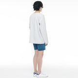 ウーヴンTシャツクールグレー