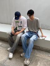 Youth two tuck denim pants