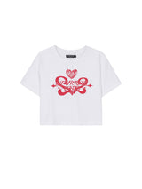 2フューリアスクラブクロップTシャツ / 2 FURIOUS CLUB CROP T-SHIRT WHITE