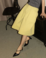 BERMUDA SHORTS (LIME)