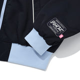 UNI LOGO WAPPEN CROP BLOUSON JACKET [NAVY]