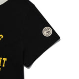 YOUTHHOSTEL GRAPHIC SEMI CROP T-SHIRT [BLACK]