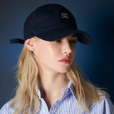 label over fit ball cap Navy