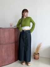 バルククロップニット/Bulk Crop Knit (3color)