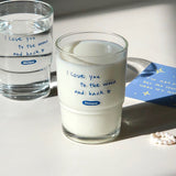 ブルーレタリングカップ/Blue lettering cup