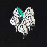 (フリース VER)ハートプリンティングパーカー/(FLEECE VER) HEART PRINTING HOODIE-BLACK