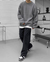 ナッピングワイドジーンズ / TN Napping Wide Black Jeans