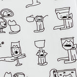 Cat's Day Seal Sticker (2 set)