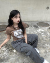 ナイロンバンディングカーゴワイドパンツ / nylon banding cargo wide pants