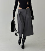 Bermuda Pintuck Slacks Shorts