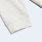 Vネックワッフルカーディガン/DAMP V-NECK WAFFLE CARDIGAN_IVORY