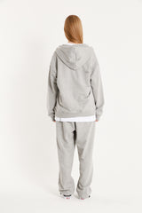 センスロゴフ―ドジップアップ/25P SENSE LOGO HOOD ZIP UP_GRAY