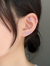 [4 set] jelly butterfly piercing set