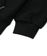サイン_ロゴ フード スウェットシャツ/ Sign_Logo Hooded Sweatshirt BLACK (6613177860214)