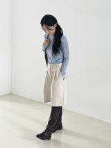 Simple round long boots