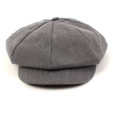 Gray Newsboy Cap (6590336729206)