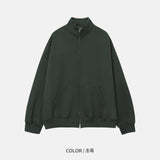 Todd Oversized Fit Composite Paper High-Neck Zip-Up (4color)