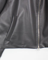 ミンクレザージャケット/Mink Leather Jacket (2color)