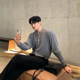 V-Neck Ribbed Cardigan (6684154527862)