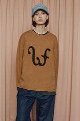 U SHEET MUSIC KNIT / CAMEL