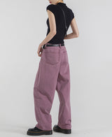（UNISEX）ダーツピンタックカラーデニム