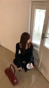 ヘーゼルナッツインナー長袖Tシャツ