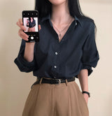 [7color] Paris Pintuck Loose Fit Shirt